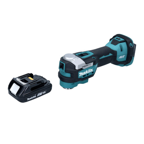 Herramienta multifuncional de batería Makita DTM 52 A1 18 V Starlock Max Brushless + 1x batería 2.0 Ah - sin cargador