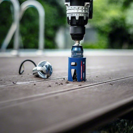 Bosch EXPERT Set Seghe a tazza Construction Material 20 - 76 mm ( 2608900489 ) 15 pz., Carburo - Successore del 2608580870