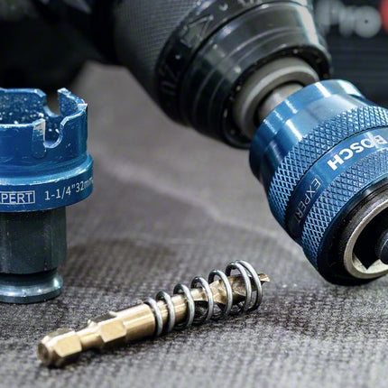 Bosch Expert Juego de sierras perforadoras para chapa, 6 piezas, 22/25/32 x 40 mm (2608900502), tecnología de carburo para taladros rotativos y de percusión