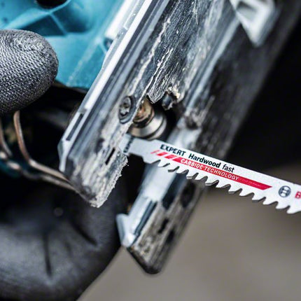 Bosch Expert T 144 DHM Set di lame per seghetti alternativi veloci per legno duro 3 pezzi ( 2608900541 ) Tecnologia del metallo duro