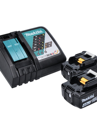 Clavadora con cabezal de batería Makita DFN 350 RM 18 V 15 - 35 mm + 2 baterías 4,0 Ah + cargador