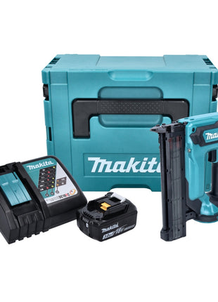 Makita DFN 350 RF1J Akku Stauchkopfnagler 18 V 15 - 35 mm + 1x Akku 3,0 Ah + Ladegerät + Makpac