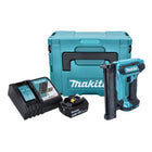Makita DFN 350 RT1J clavadora vertical sin cable 18 V 15 - 35 mm + 1x batería recargable 5,0 Ah + cargador + Makpac