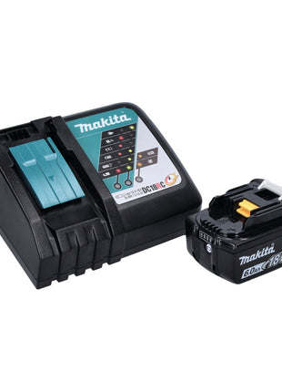 Makita DFN 350 RG1J Akumulatorowa gwoździarka pionowa 18 V 15 - 35 mm + 1x akumulator 6,0 Ah + ładowarka + Makpac