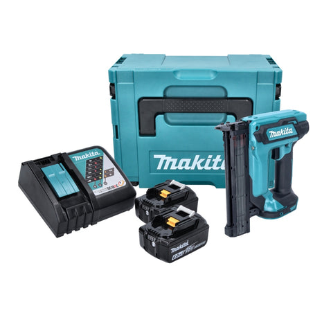 Clavadora con cabezal de batería Makita DFN 350 RGJ 18 V 15 - 35 mm + 2x baterías 6,0 Ah + cargador + Makpac