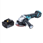 Makita DGA 515 T1 Meuleuse d'angle sans fil 18 V 125 mm Brushless + 1x Batterie 5,0 Ah - sans chargeur