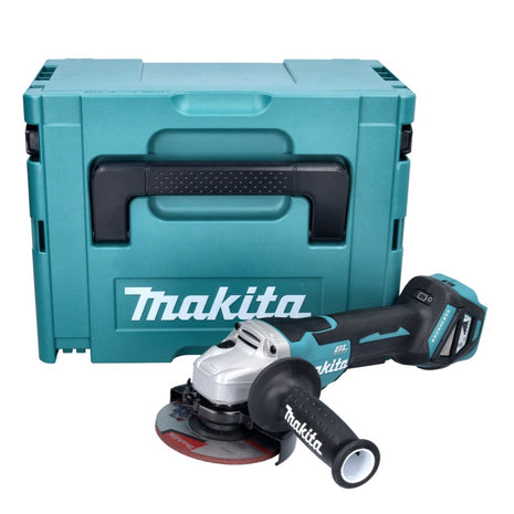 Makita DGA 515 ZJ Meuleuse d'angle sans fil 18 V 125 mm Brushless + Coffret Makpac - sans batterie, sans chargeur