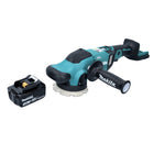 Pulidora excéntrica a batería Makita DPO 500 F1 18 V 125 mm sin escobillas + 1x batería 3,0 Ah - sin cargador