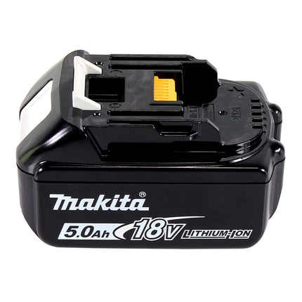 Pulidora excéntrica a batería Makita DPO 500 T1 18 V 125 mm sin escobillas + 1x batería 5,0 Ah - sin cargador