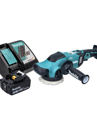 Makita DPO 500 RT1 Akku Exzenterpolierer 18 V 125 mm Brushless + 1x Akku 5,0 Ah + Ladegerät