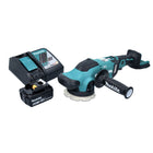 Pulidora excéntrica a batería Makita DPO 500 RG1 18 V 125 mm sin escobillas + 1x batería 6,0 Ah + cargador