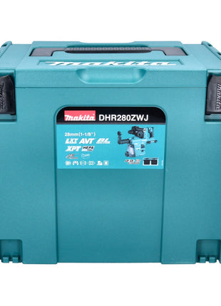 Makita DHR 280 ZJ Perforateur burineur sans fil SDS-PLUS, 36V (2x18V), sans balai, Solo + Makpac - sans batterie, sans chargeur