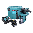 Makita DHR 280 ZJ Martillo a batería 2x18V / SDS-Plus / Brushless + Makpac 3 - Sin batería, sin cargador incluidos