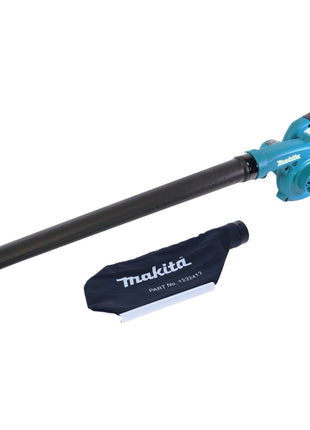 Soplador de hojas a batería Makita DUB 186 Z 18 V + bolsa recolectora - sin batería, sin cargador