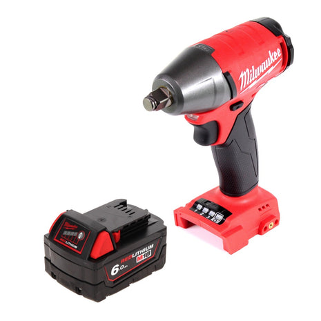 Milwaukee M18 FIWF12-601 Visseuse à percussion sans fil 1/2" 300 Nm 18V Brushless + 1x Batterie 6,0 Ah - sans chargeur