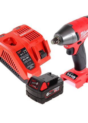 Milwaukee M18 FIWF12-601 FC Atornillador de impacto inalámbrico 18 V 300 Nm 1/2" sin escobillas + 1x batería 6,0 Ah + cargador