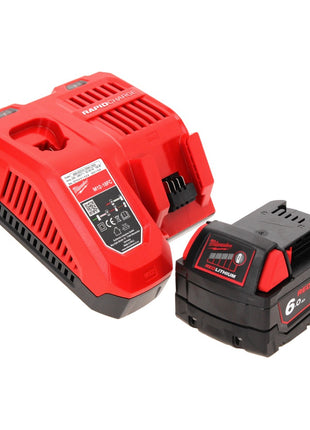 Milwaukee M18 BOS125-601 FC Ponceuse excentrique sans fil 125mm 18V + 1x Batterie 6,0 Ah + Chargeur