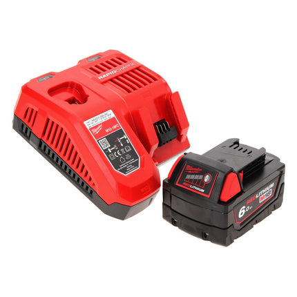 Milwaukee M18 BOS125-601 FC Random Orbital Sander 125mm 18V  + 1x Battery 6.0 Ah + Charger