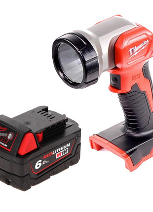 Milwaukee M18 TLED Lampe torche LED + 1x Batterie 6,0 Ah - sans chargeur