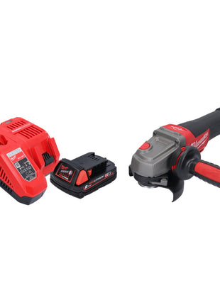 Milwaukee M18 CAG115XPDB Meuleuse d'angle sans fil 115mm 18V Brushless + 1x Batterie 2,0Ah + Chargeur