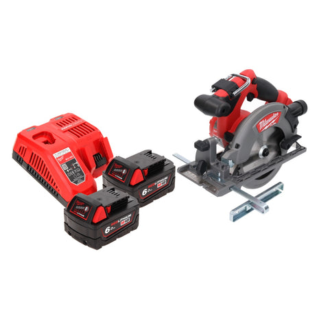 Milwaukee M18 CCS55-602FC Scie circulaire sans fil 165 mm 18V + 2x Batteries 6,0 Ah + Chargeur