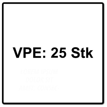 Hojas de sierra de calar Makita BR-13 para madera 70 mm 25 piezas (A-85793-25) para sierras de calar con soporte para eje en T