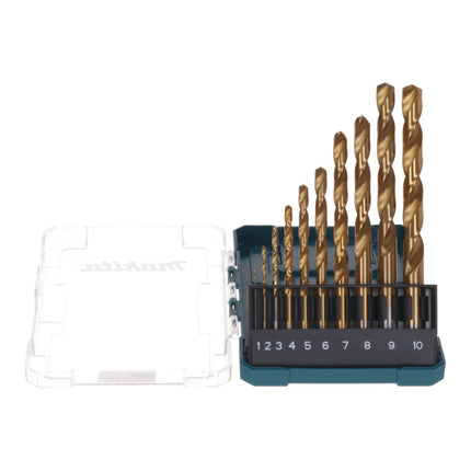 Juego de brocas Makita Brocas para metal HSS 10 piezas (D-72849)