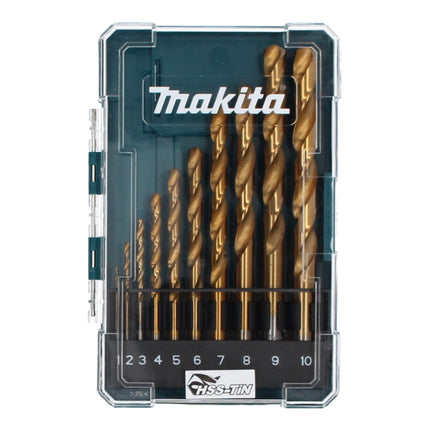 Juego de brocas Makita Brocas para metal HSS 10 piezas (D-72849)