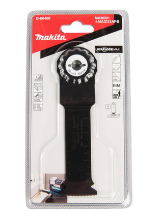 Makita MAM001 Tauchsägeblatt Starlock Max 32 x 80 mm 4 Stk. ( 4x B-66400 ) - Toolbrothers