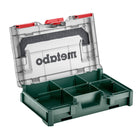 Metabo metaBOX 63 XS Organizador (626896000) Sistema Maleta de herramientas apilable 252 x 167 x 63 mm Solo