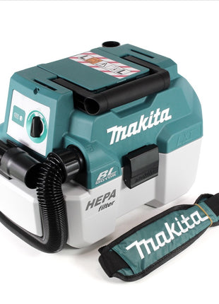 Makita DVC 750 LZX3 Aspirateur sans fil 18 V 7,5 l classe de poussière L Brushless Solo - sans batterie, sans chargeur