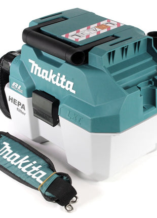 Makita DVC 750 LZX3 Aspirateur sans fil 18 V 7,5 l classe de poussière L Brushless Solo - sans batterie, sans chargeur