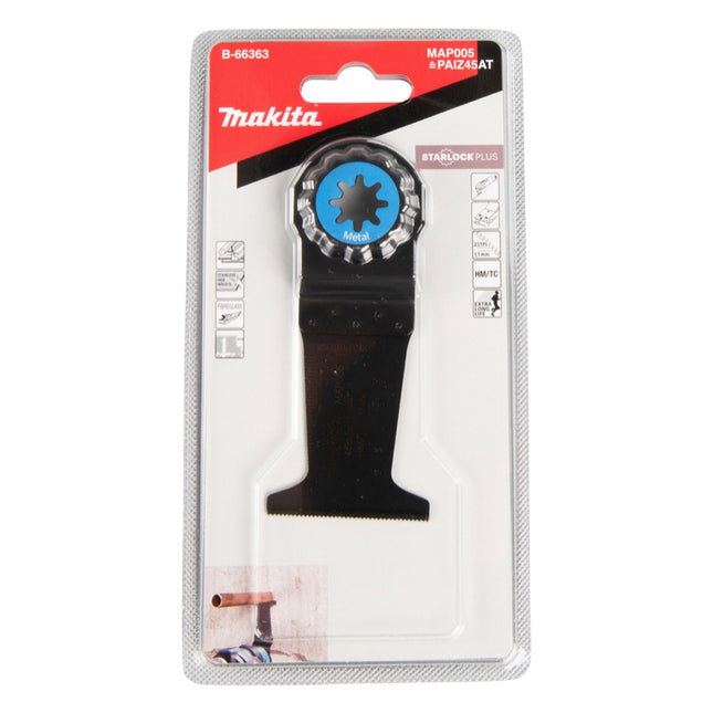 Makita MAP005 hoja de sierra de inmersión Starlock Plus 45 x 50 mm 4 piezas (4x B-66363)
