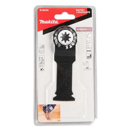 Makita MAP001 Cutting Plunge Blade 32x60mm - Starlock Plus - 2 pcs. (2x B-66329)