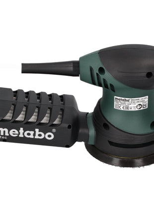 Lijadora excéntrica Metabo FSX 200 Intec 240 W 125 mm + 2x Juego de lijado TURTLE Toolbrothers + estuche