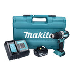 Taladro percutor inalámbrico Makita DHP 484 STX5 18 V 54 Nm sin escobillas + 1x batería 5,0 Ah + cargador + set de accesorios 101 piezas + estuche