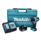 Taladro percutor inalámbrico Makita DHP 484 STX5 18 V 54 Nm sin escobillas + 1x batería 5,0 Ah + cargador + set de accesorios 101 piezas + estuche