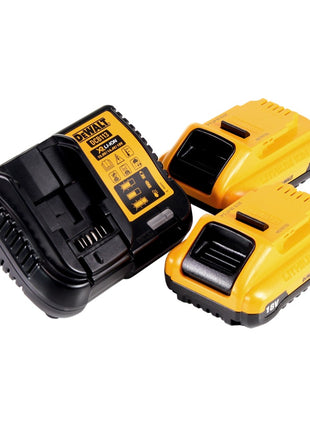 Scie circulaire sur batterie DeWalt DCS 571 L2 18 V 115 mm sans balais + 2x batteries 3,0 Ah + chargeur + TSTAK