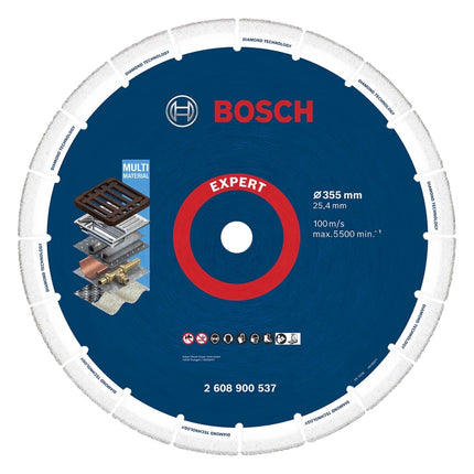 Bosch Expert Diamond Metal Wheel Disque à tronçonner 355 x 25,4 mm ( 2608900537 )