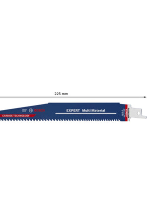 Bosch EXPERT Multi Material S 1156 XHM hoja de sierra de sable 225 mm 1 pieza (2608900391) Tecnología de carburo