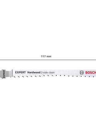 Bosch EXPERT Lames de scie sauteuse Hardwood 2 side clean T 308 BFP 117 mm - 25 pièces (2608901181)