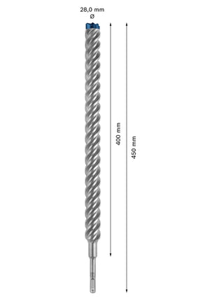 Bosch Expert SDS plus 7X taladro percutor 28 x 450 mm (2608900154) 4 filos Tecnología Carbide