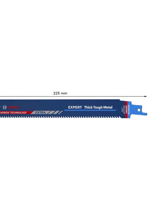 Lame de scie alternative Bosch EXPERT Thick Tough Metal S 1155 CHC 225 mm 10 pièces (2608900370) Carbide Technology