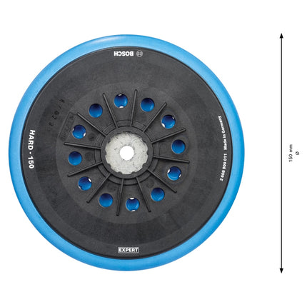 Bosch Expert Placa de soporte multiagujero dura 150 mm (2608900011) para lijadoras excéntricas