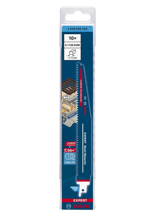 Bosch Expert S 1156 XHM Multi Material Säbelsägeblatt 225 mm 10 Stk. ( 2608900393 ) Carbide Technology - Toolbrothers