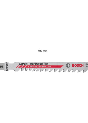 Zestaw brzeszczotów do wyrzynarki Bosch Expert T 144 DHM do szybkiego cięcia twardego drewna, 3 szt. ( 2608900541 ) Technologia węglikowa