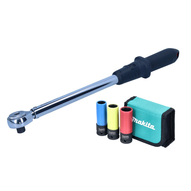 Facom S.209-200PB llave dinamométrica 1/2" 40 - 200 Nm ISO 6789 + juego de vasos Makita para vehículos