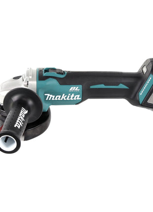 Kit combinado de batería Makita DLX 2126 TJ1 Amoladora angular de batería DGA 504 + Taladro percutor de batería DHP 480 + 2x batería 5.0 Ah + cargador + 2x Makpac