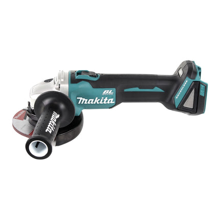 Kit combinado de batería Makita DLX 2126 TJ1 Amoladora angular de batería DGA 504 + Taladro percutor de batería DHP 480 + 2x batería 5.0 Ah + cargador + 2x Makpac