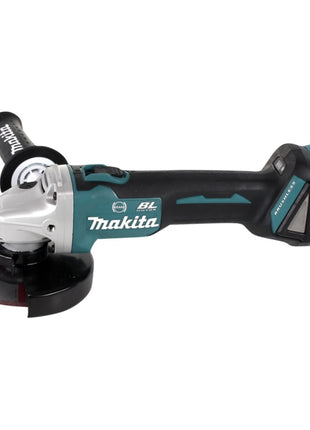 Kit combinado de batería Makita DLX 2272 TJ Amoladora angular de batería DGA 513 + Taladro percutor de batería DHP 484 + 2x batería 5.0 Ah + cargador + Makpac